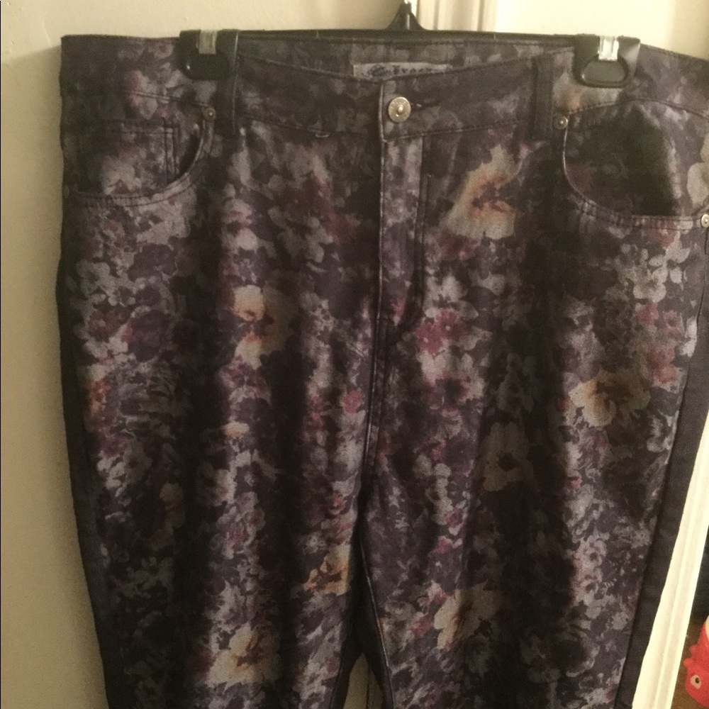 Floral Jeans
